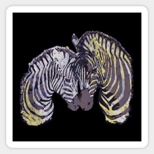 Zebra Lovers 1 Sticker